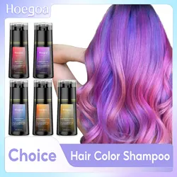 Black Hair Dye Shampoo Natural Fast Hair Color Nourish Roots Improve Frizziness No Stimulation Instant Cover White Hair Shampoo
