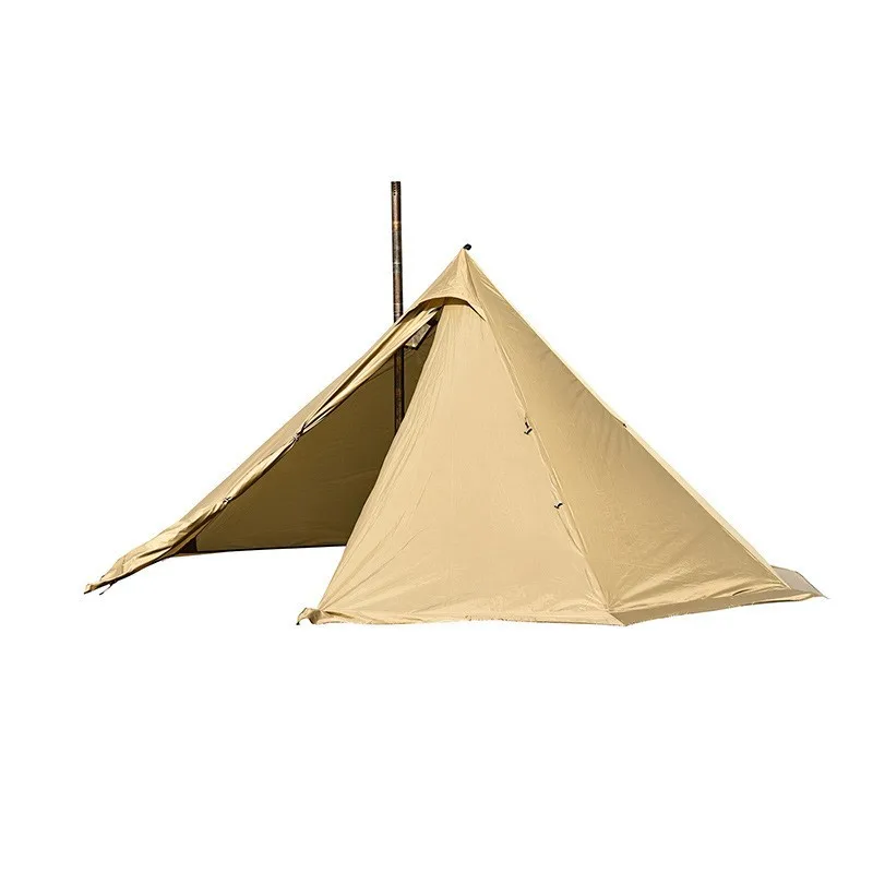 

Outdoor Camping Tent Pyramid Four Seasons Rainproof Lightweight Wear-resistant with Canopy Tent Outdoor Portable