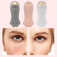 Cat Paw Volcanic Stone Oil Absorber New Makeup Tool Removable Facial Oil Rose Stone Skin Care Tools Face Oil Absorbing Roller