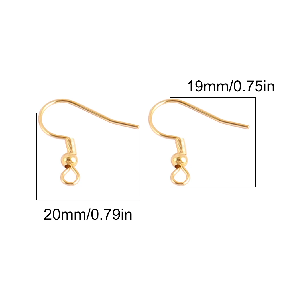 50 pezzi risultati di orecchini in acciaio inossidabile ganci per le orecchie fai da te accessori fermagli per orecchini ganci gioielli per realizzare parti di forniture per orecchini