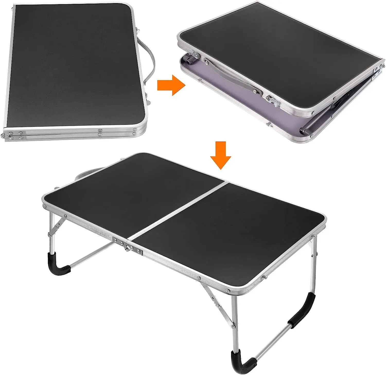 Portable Table Camping Picnic Outdoor Furniture Aluminum Alloy Laptop Computer Table Durable Ultra Light Fold