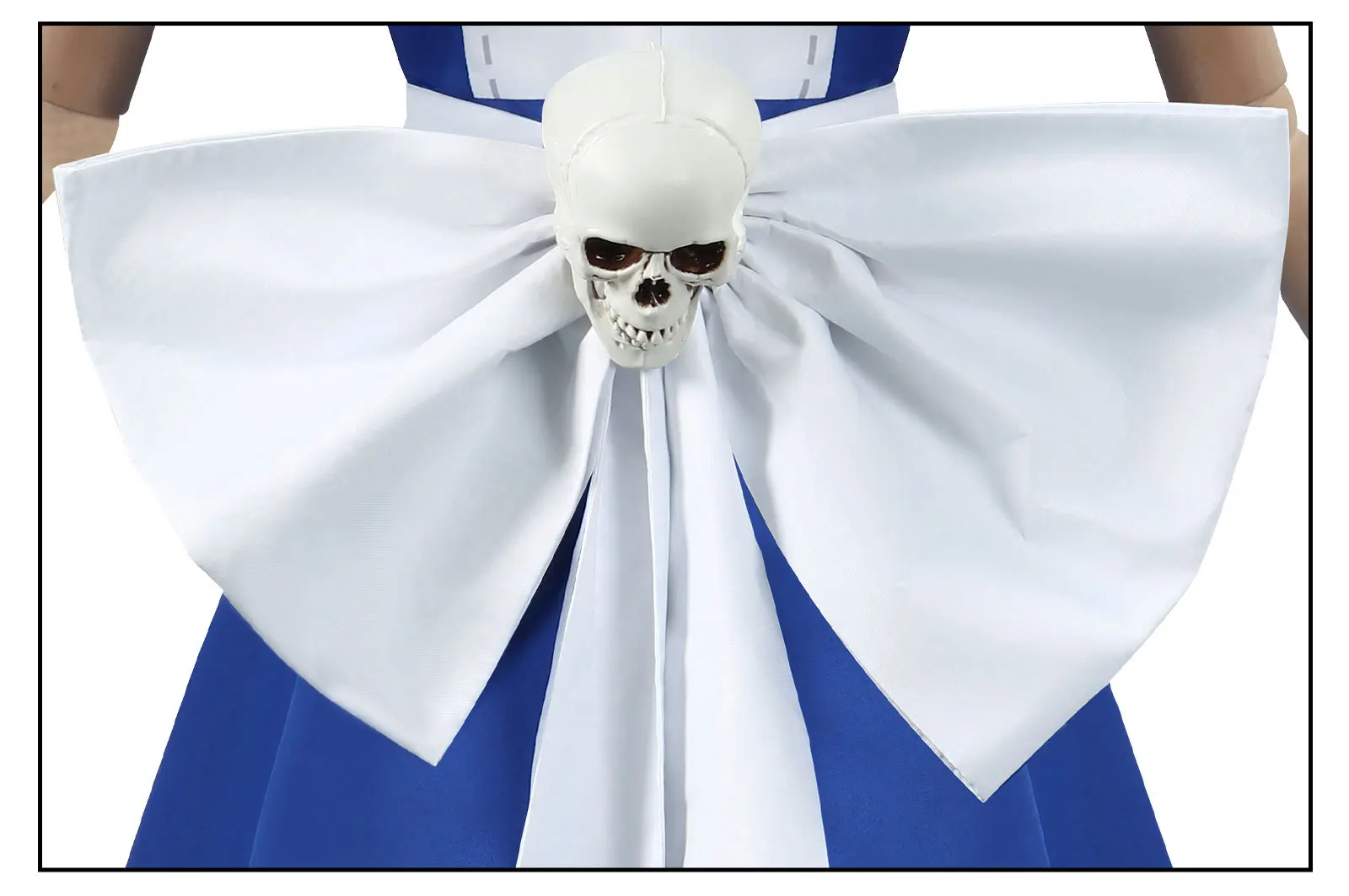 Women Gothic Halloween Costume Retro Poker Heart Queen Dress Bloody Stain Maid Apron Dress Carnival Masquerade Alice Cosplay - view 6