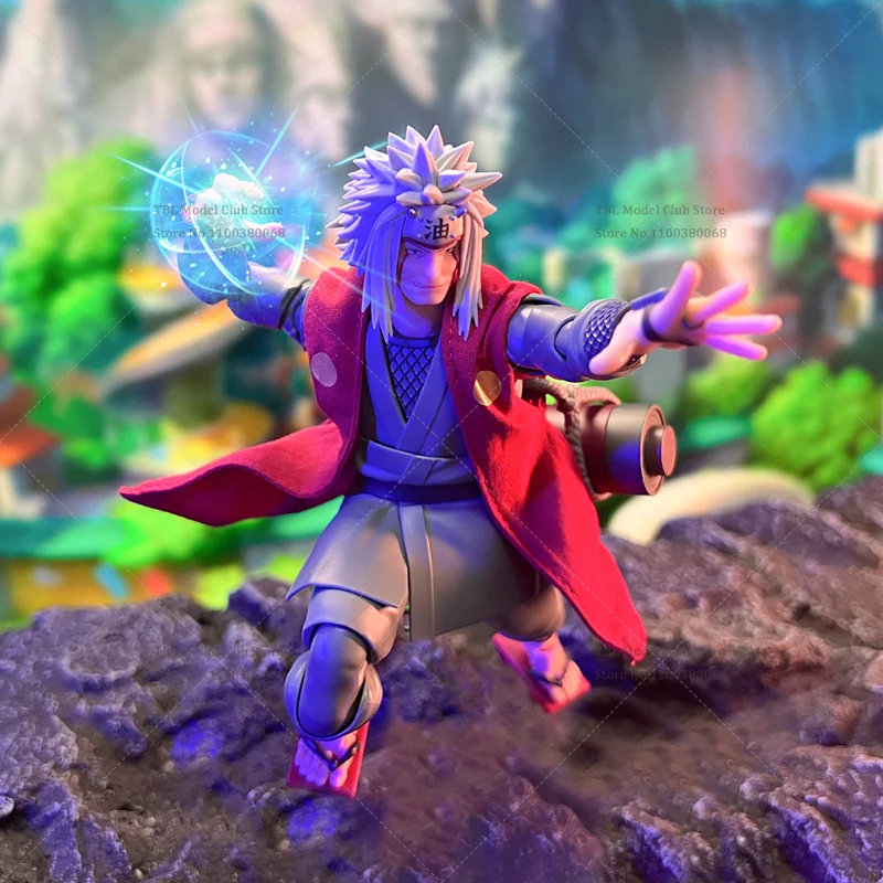 Roupas masculinas em escala 1/12, colete vermelho, hinokuni, konha no shinobi naruto jiraiya, sapo imortal para shf, figura de ação de 6 polegadas, soldado
