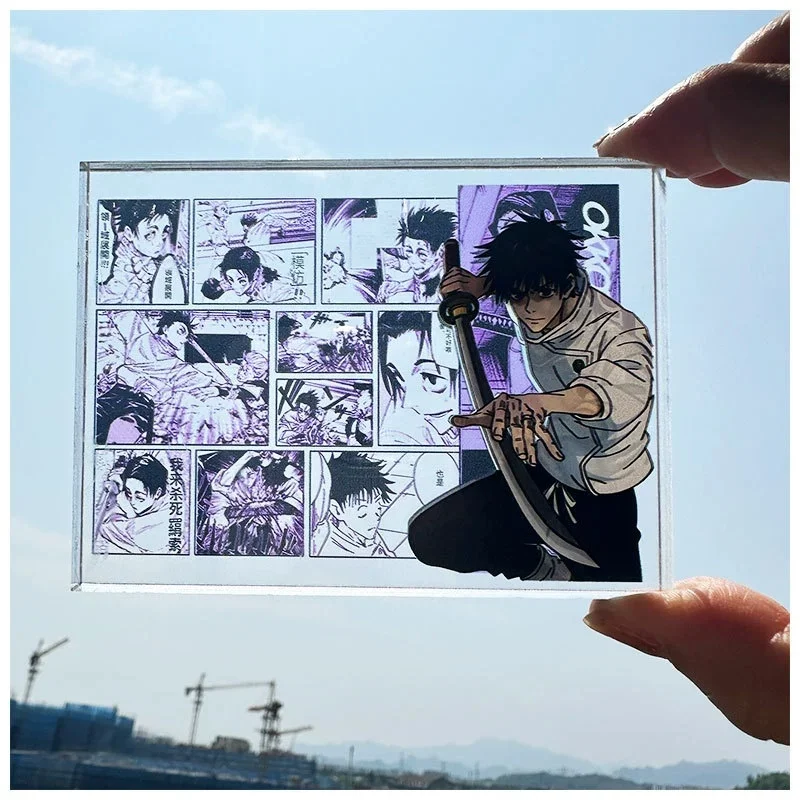 anime Jujutsu Kaisen Gojo Satoru Geto Suguru 10cm Acrylic card Desktop decorations decoration Thickened version holiday gifts view 3