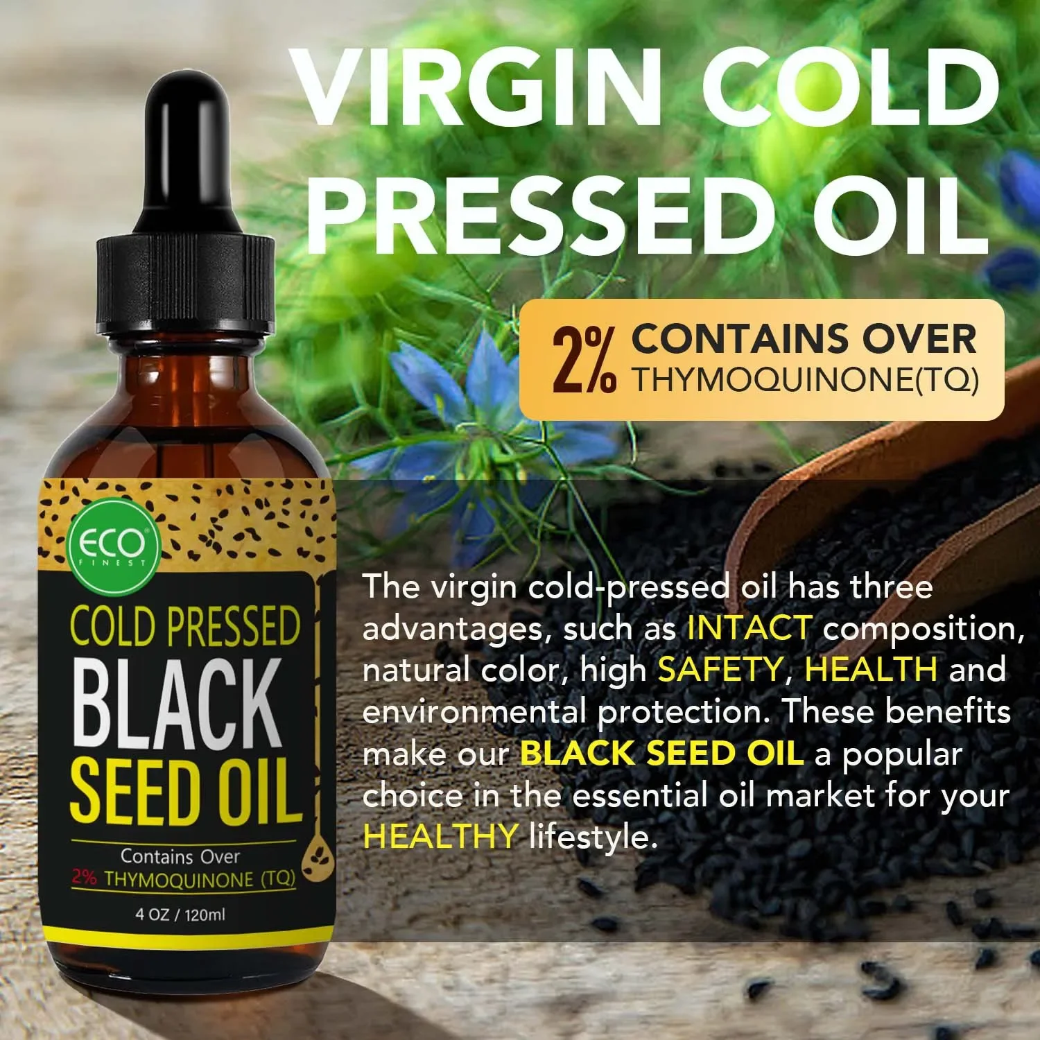 Multi-purpose Black Seed Oil Cold Pressed Virgin Black Castor Oil Black Cumin Seed Oil Skin Care Body Care Nourish Hair