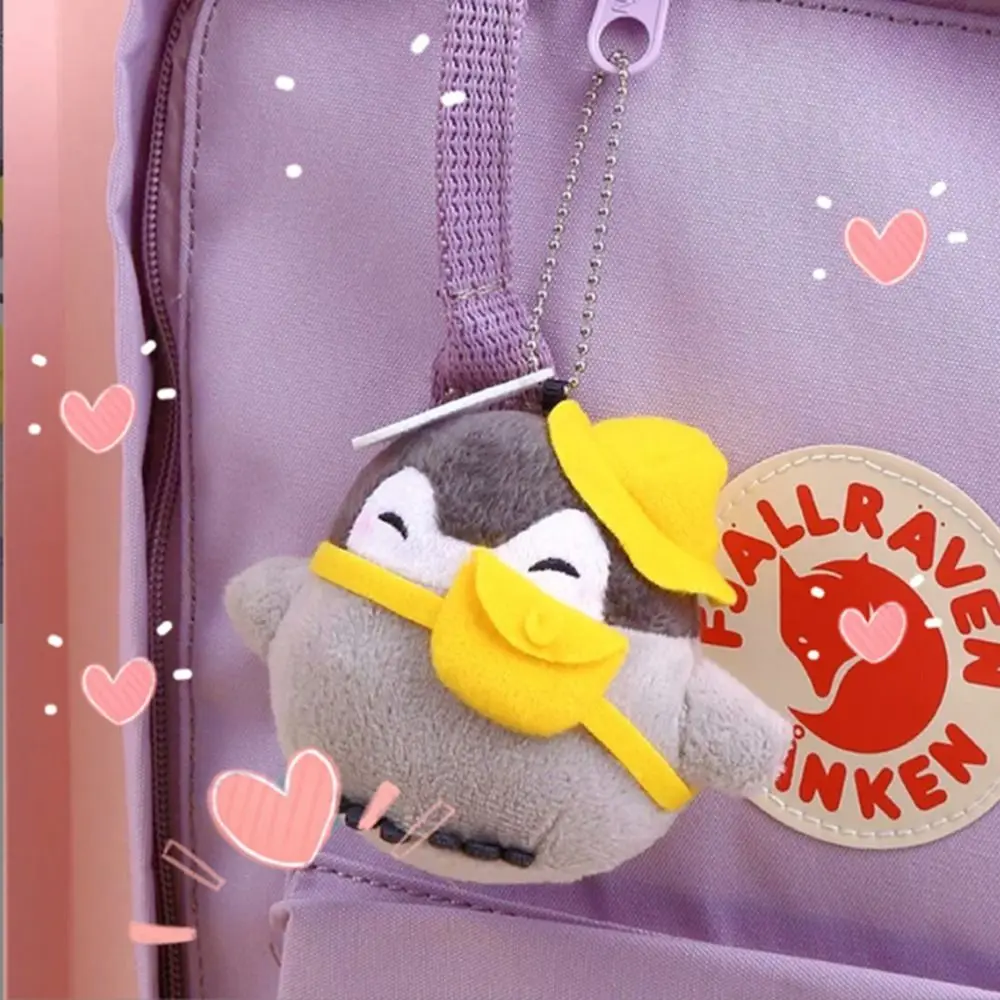 Funny Positive Energy Penguin Pendant Cartoon Hanging Ornament Penguin Keychain Car Keyring Bag Accessories view 5