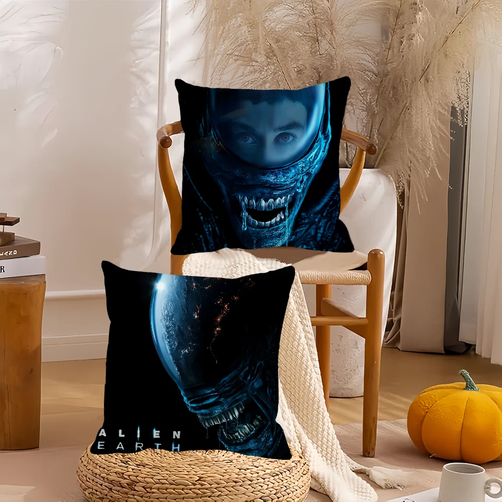 Movie Alien Earth Pillow Case Home Decoration Cushion Cover Suitable For Bedroom Car Office Sofa