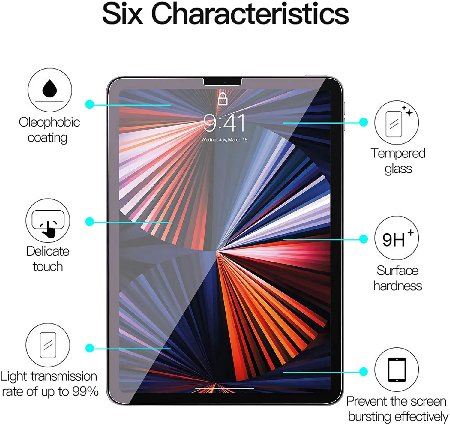 Glass Screen Protector for Lenovo Tab M10 HD (2nd Gen) 10.1\