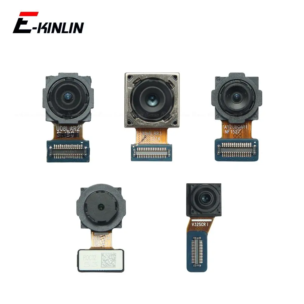 Front Selfie Camera Flex Cable For Samsung Galaxy M33 M53 5G M336 M536 Depth Telephoto Ultrawide Macro Rear Main Camera