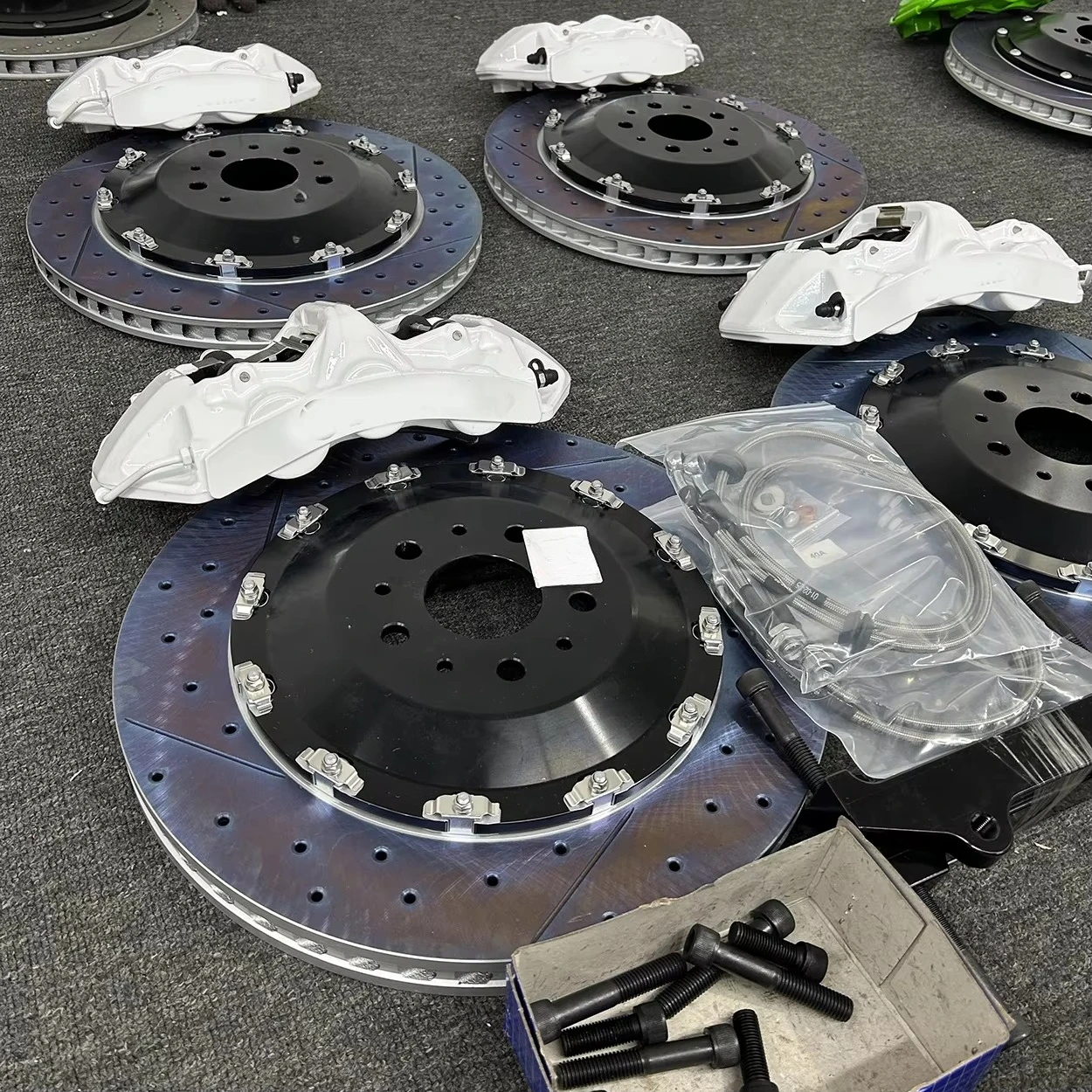 

Auto parts OEM front and rear calipers 6-piston brake calipers for M3 E36 E46 E90 E92 E93 large brake kit, custom logo