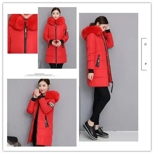 Winter Coat 2026 New Women's Thick Cotton Jacket Women Hooded Coat Medium Long Casual Student Jackets Female Warm Parka Overcoat