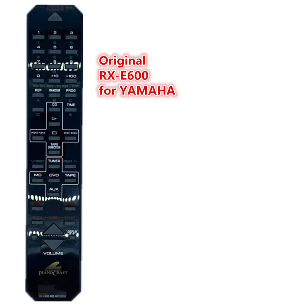 Nowoczesny pilot zdalny RX-E600 – idealny do odtwarzaczy Yamaha z funkcją RDS
