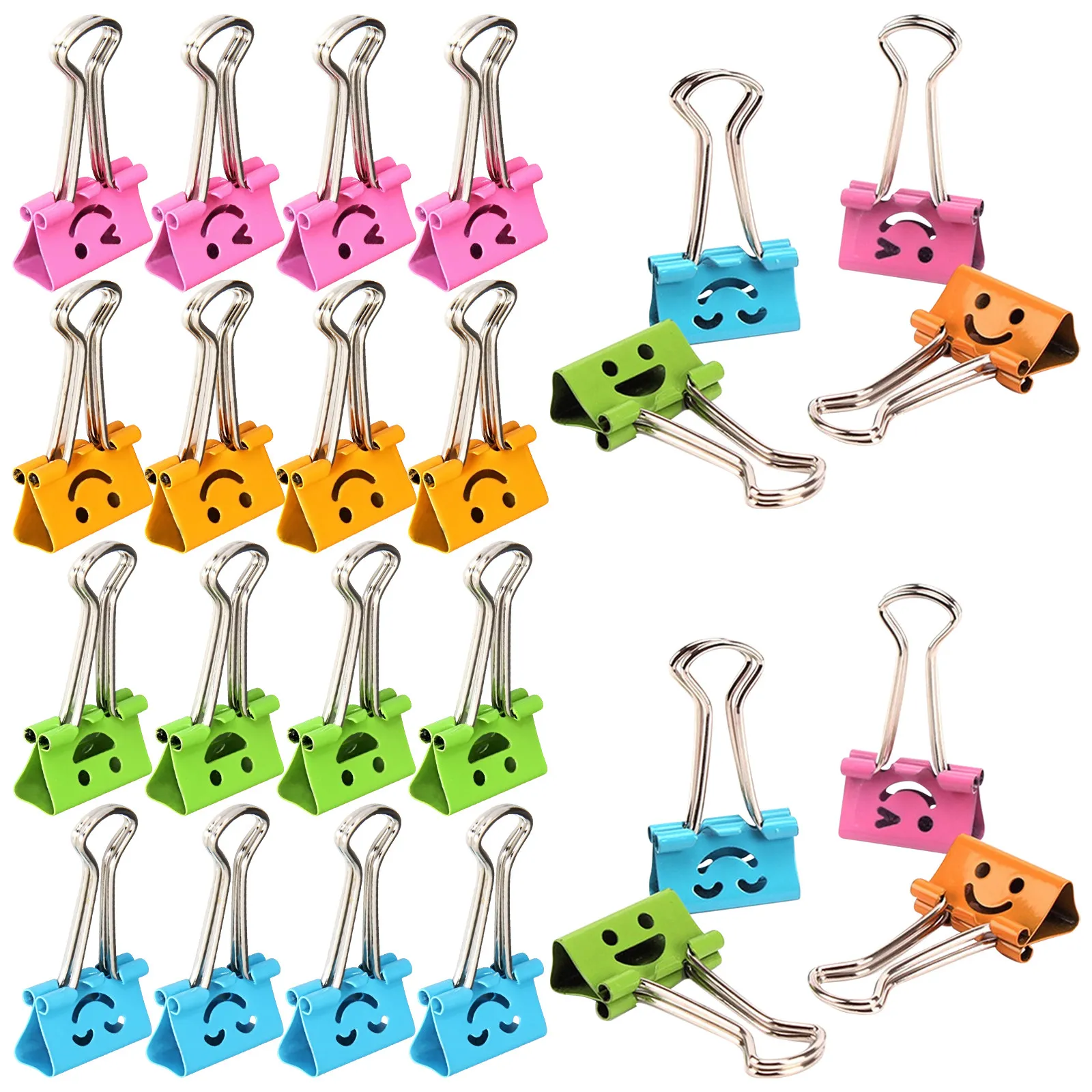 40 pezzi di fermagli colorati  - Binder Clip Assorted recensione e prezzo