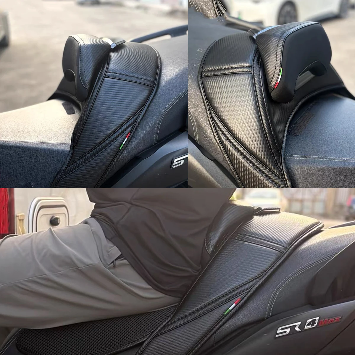 Fit For KYMCO CT250 CT300 X350 ST250 AK550 seat cushion cover modified lumbar backrest accessory semi surround
