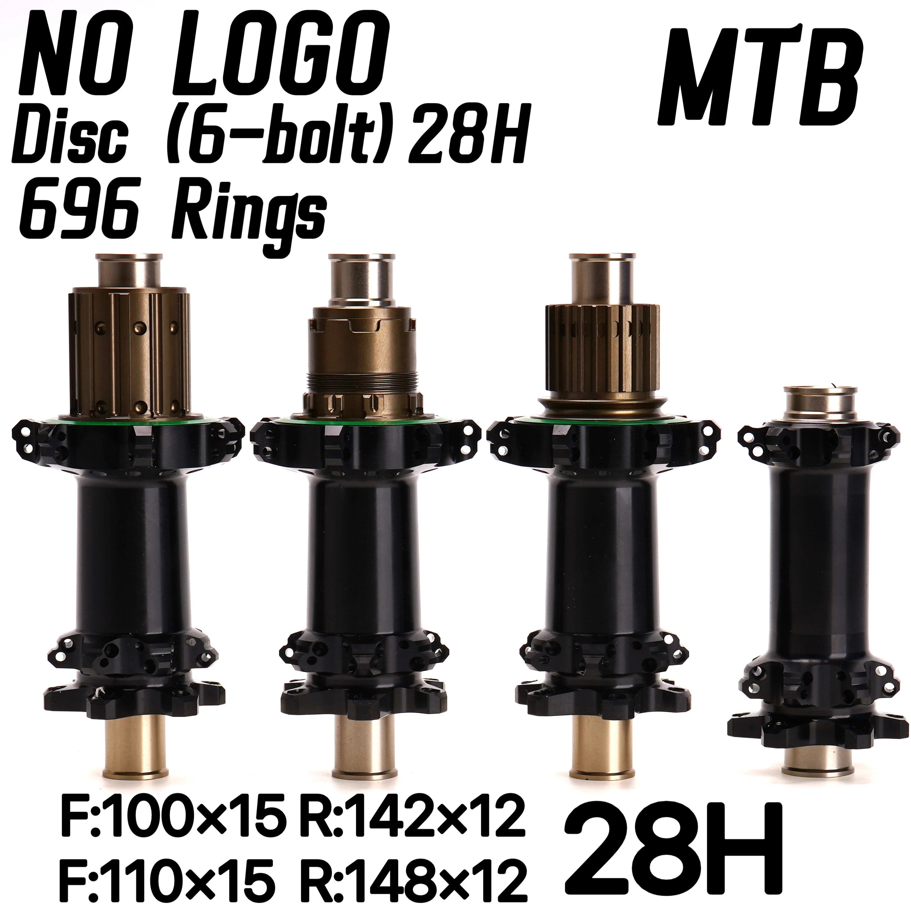 

No Logo I9 696 Ring Bicycle Hub 28 Hole Straight Rod Is Suitable For Shimano/HG SRAM/XD MS Hub Body Is Suitable For Mountain Bik