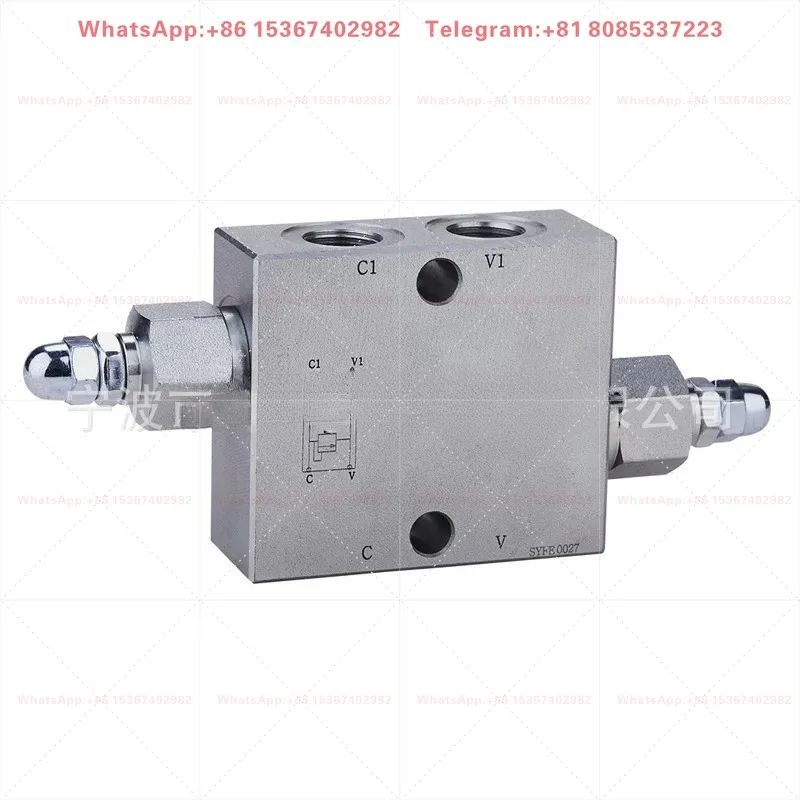 Hydraulic relief valve, pressure relief valve, motor buffer valve, VMP-G3/8-G pressure manually adjustable tubular relief valve