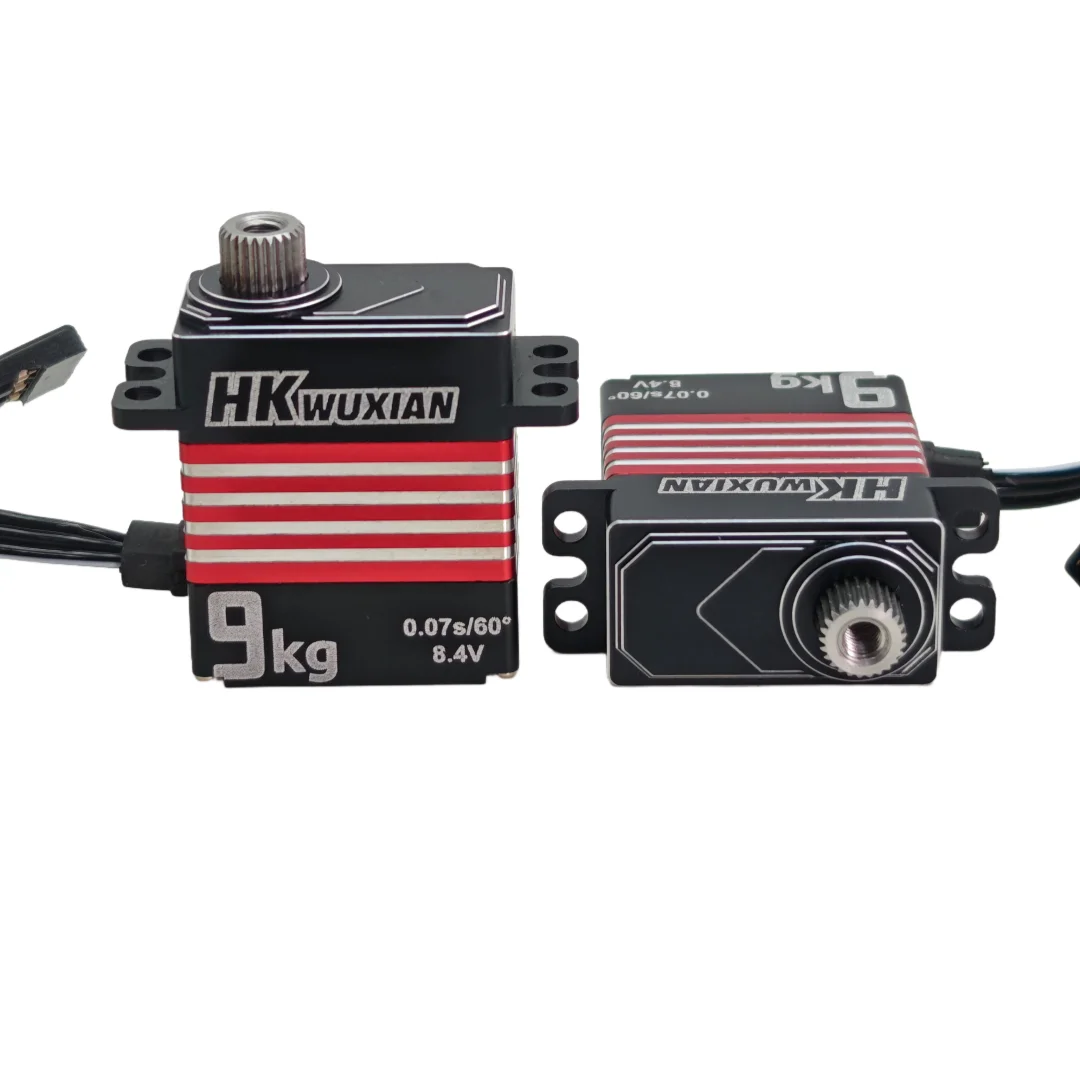 Servo 9kg 180 °   Servo à coupe creuse tout en métal, réponse rapide pour voitures et Robots RC, avions, avions à voilure fixe pour RC 1/18
