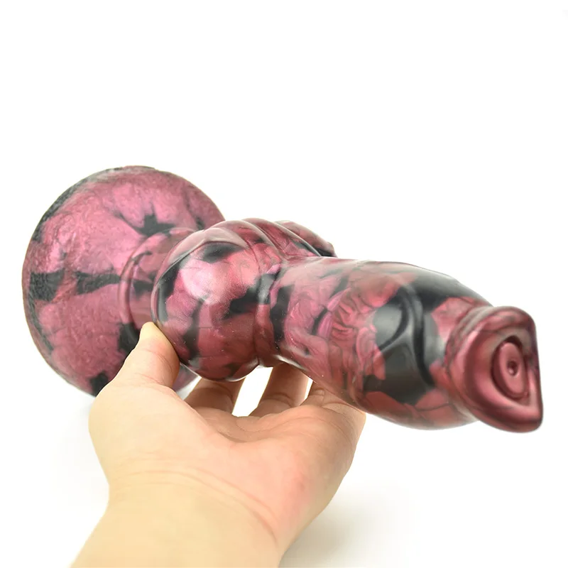 NUUN Dog Big Knot Animal Anal Dildo With Suction Cup For Men Women Vagina Stimulator G Spot Adults Silicone  Sexy Toys Butt Plug