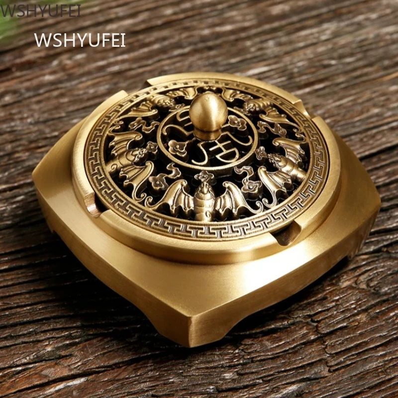 

Bronze Colored Incense Burner Home Sandalwood Incense Burner Ashtray Fragrant Ornament Home Incense Burner Decoration
