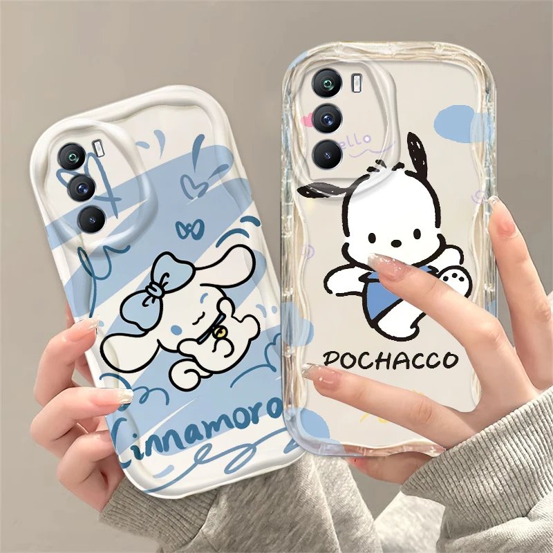 

Cinnamoroll Melody Pochacco For Xiaomi Mi 14 12 12T 11 Lite Poco M6 X6 X5 X4 X3 M3 F4 Pro GT NFC 5G Wave Oil Soft Phone Case