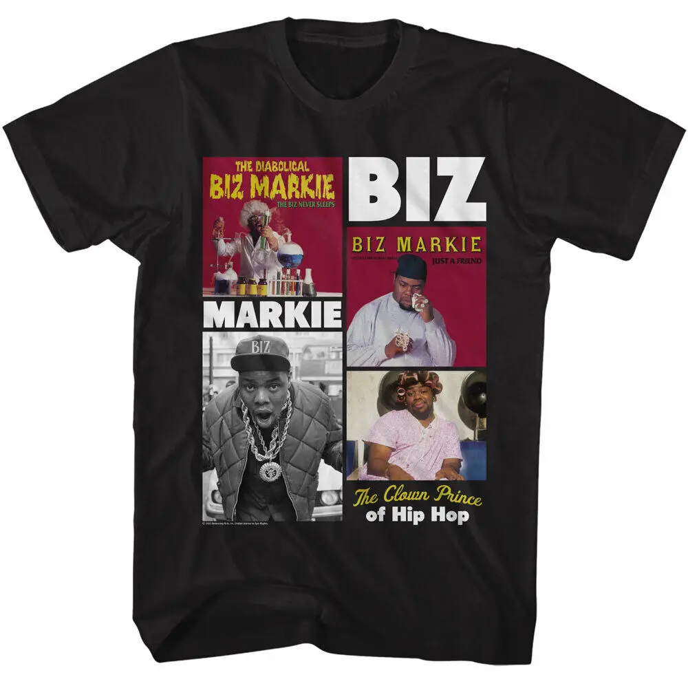 Biz Markie 4 Different Album Covers Men's T Shirt Rap Music Merch