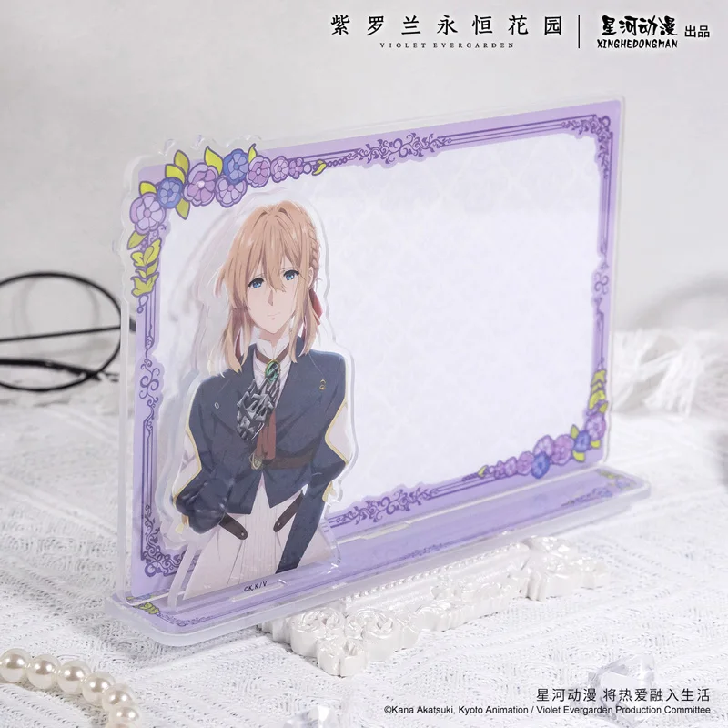 Violet Evergarden Flower Language Series China Official Authorization Acrylic Standing Plates Message Board