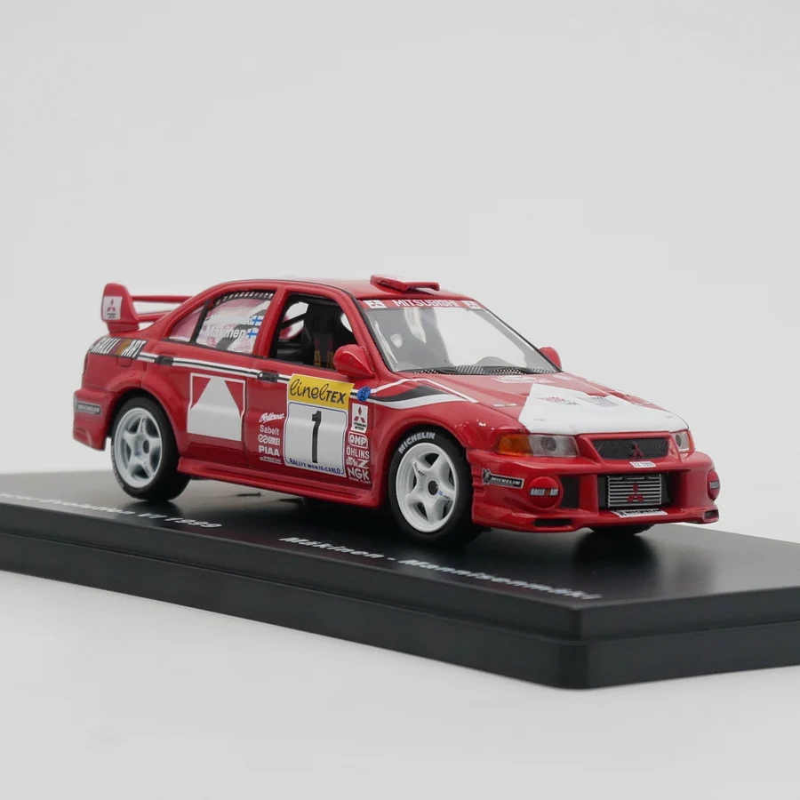 

Литой под давлением масштаб 1:43 Ixo Mitsubishi Lancer Evolution 1999, раллийный автомобиль, модель автомобиля из сплава, Коллекционная игрушка, подарок, сувенир, украшение для дисплея
