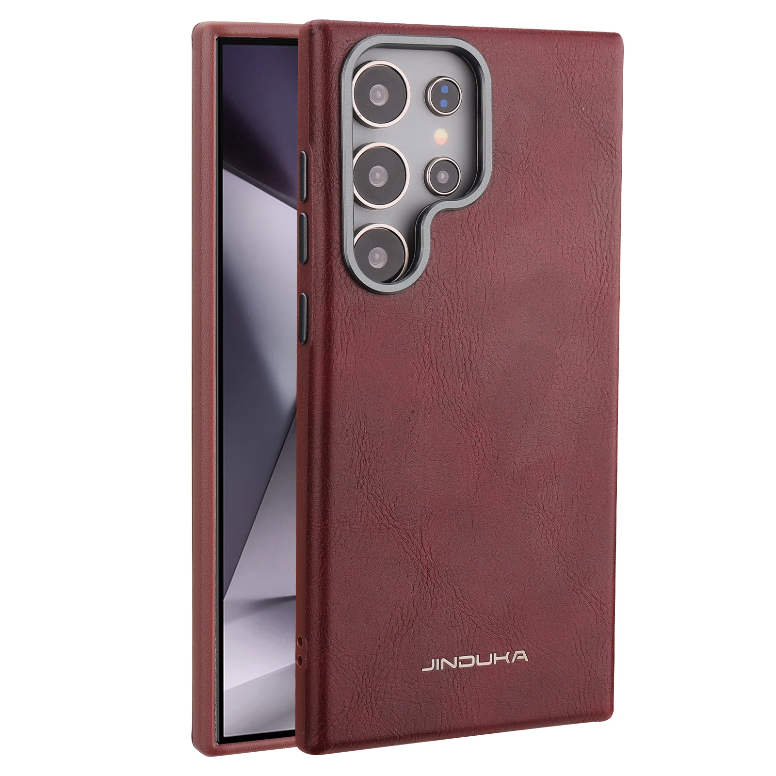 Vintage Business Leather Case For Samsung Galaxy S26 Ultra S25+ Plus S24 S23 FE Magnetic Cover Luxury
