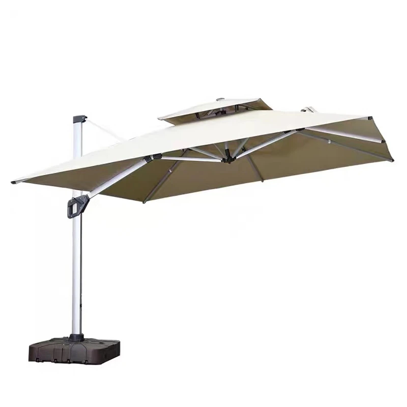 Outdoor sunshade courtyard umbrella beach terrace garden villa big outdoor umbrella Sun umbrella stall outdoor Roman umbrella