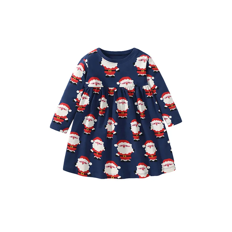 

Autumn Children's Dress Long Sleeve Girls' Dress Cute Home Pure Cotton Children's Dress