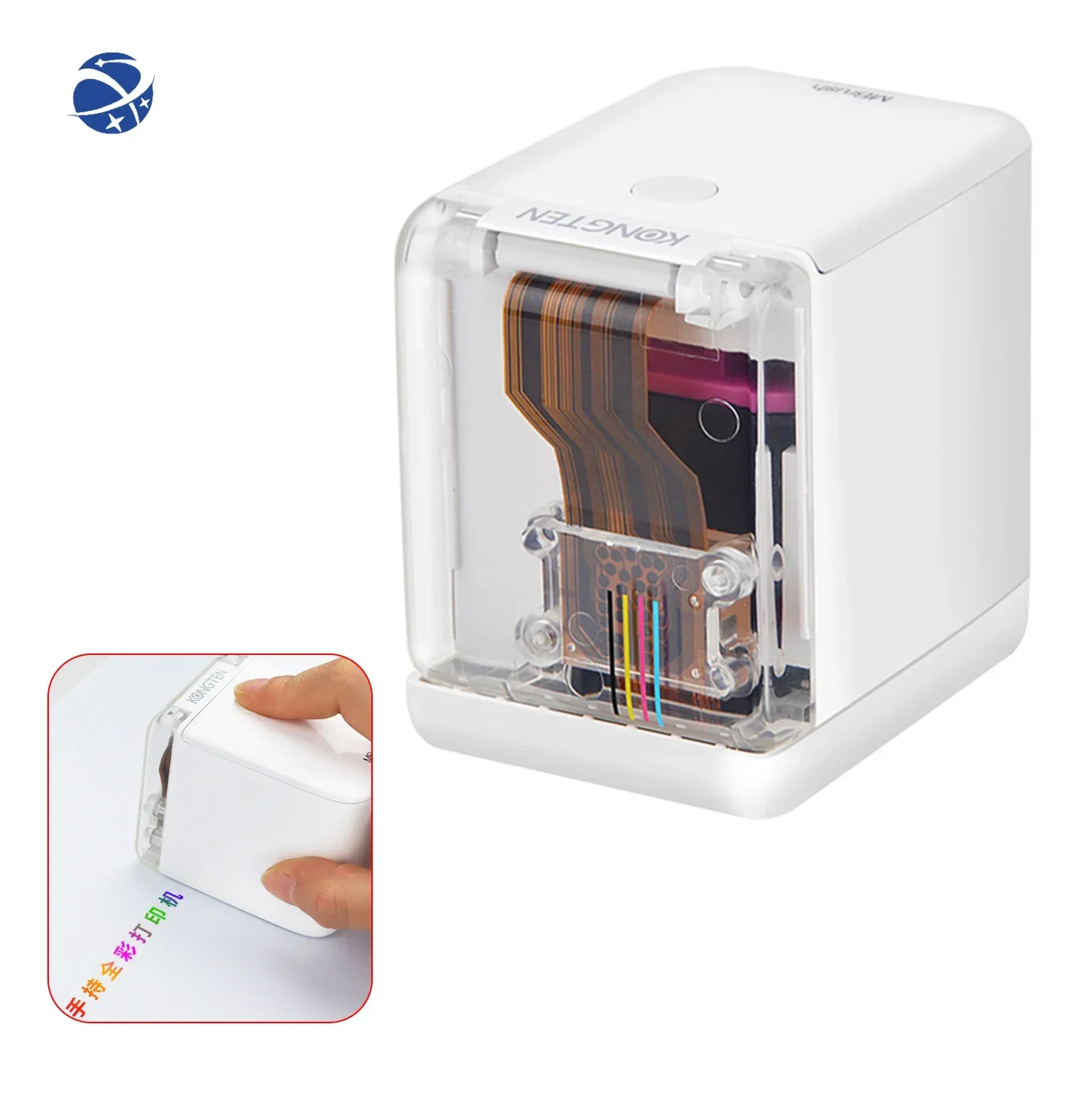 Yyhc Handheld Printer Draagbare Mini Inkjet Printer Kleur Barcode 1200 dpi met Inkt inkjet printer printpen