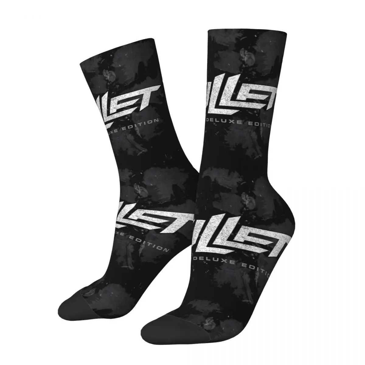 Skillet-Men and Women's Skillet Band Crew Socks, Deluxe Edition Merch, Cozy, Rock Music, Sport, Best Gifts