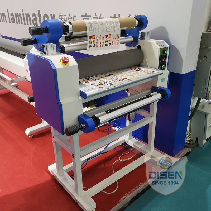 Small Size 650mm DTF Roll To Roll Coating Laminating Car Sticker Vinyl Paper Lamination Machine Hot And Cold Automatic Laminator