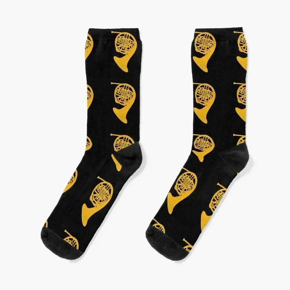 

French Horn Socks sheer golf hip hop snow Socks Male Women's