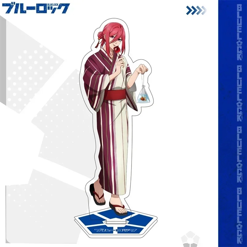 15cm BLUE LOCK Nagi Seishiro Isagi Yoichi Anime Peripherals Cartoon Acrylic Stand Children's Toys Birthday Gifts Ornament Model