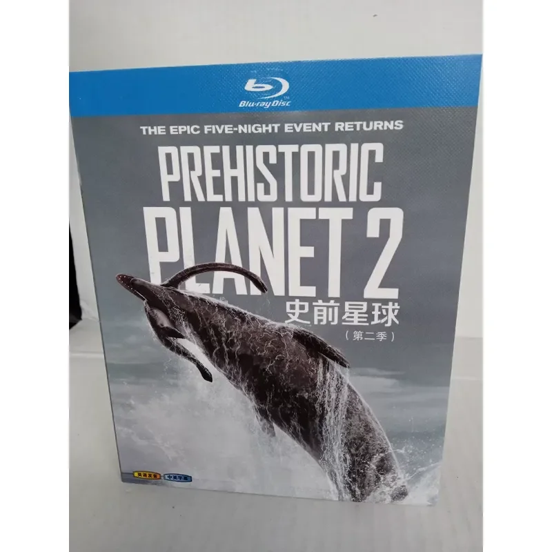Blu-ray Disc Prehistoric Planet Season 2 High Definition Video Collection for Home Entertainment Viewing