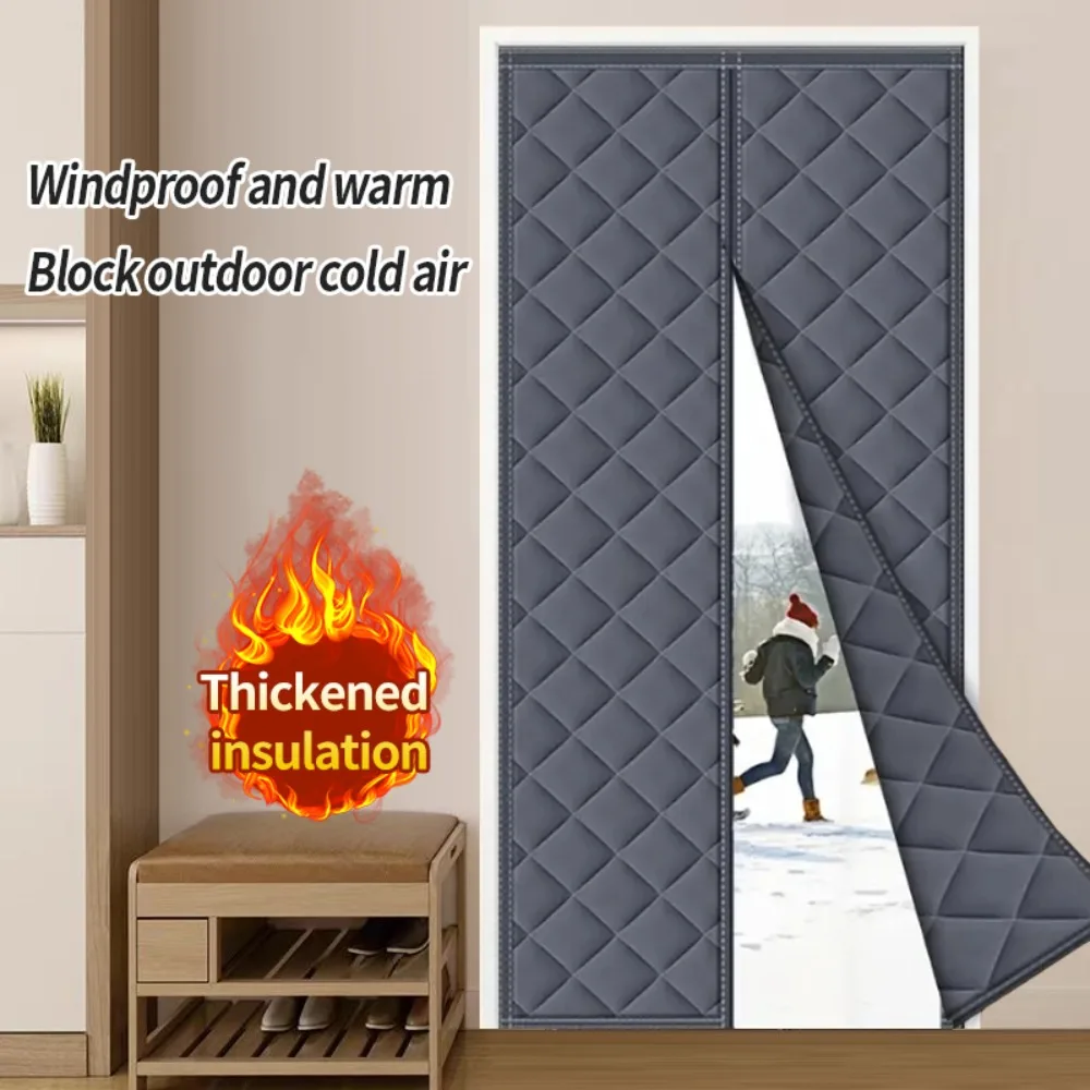 Coldproof Door Screen Windproof Cold Resistant Window Curtain Warm and Insulated Curtains in Autumn Winter Seasons Curtains