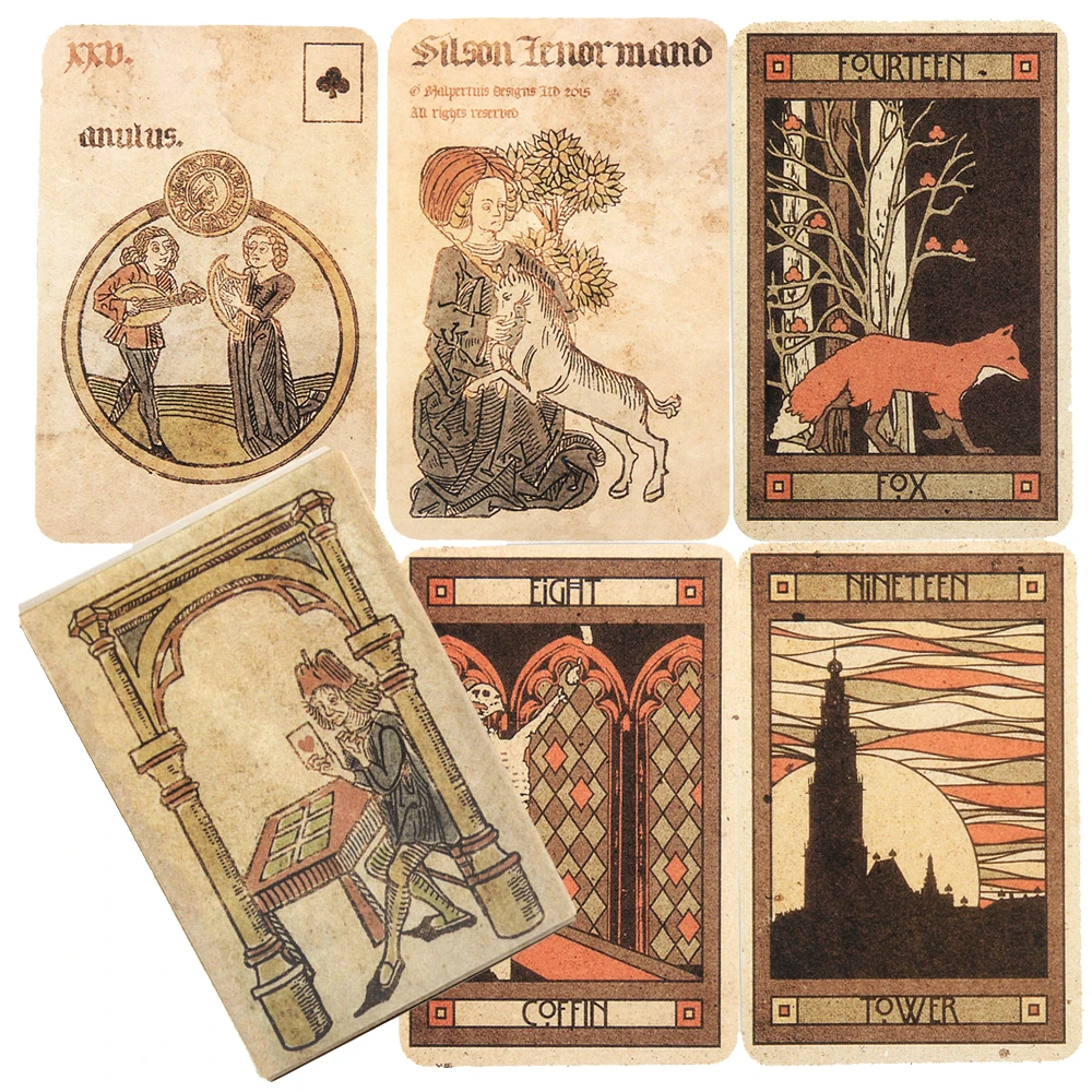 Silson Lenormand Tarot Deck High Quality Divination Board Games Party Entertainment Games Occult Card Game