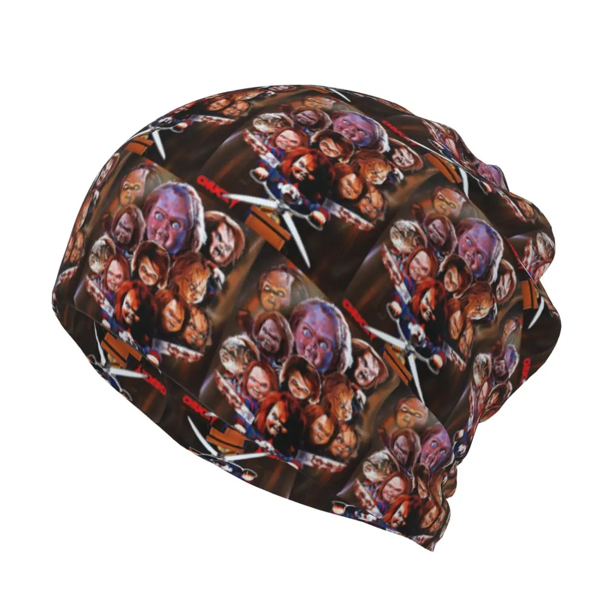 Bride Of Chucky Horror Film Movie Bandana Neck Gaiter Wrap Scarf Multi-use Headwear Beanies Hat for Men Women Adult Washable
