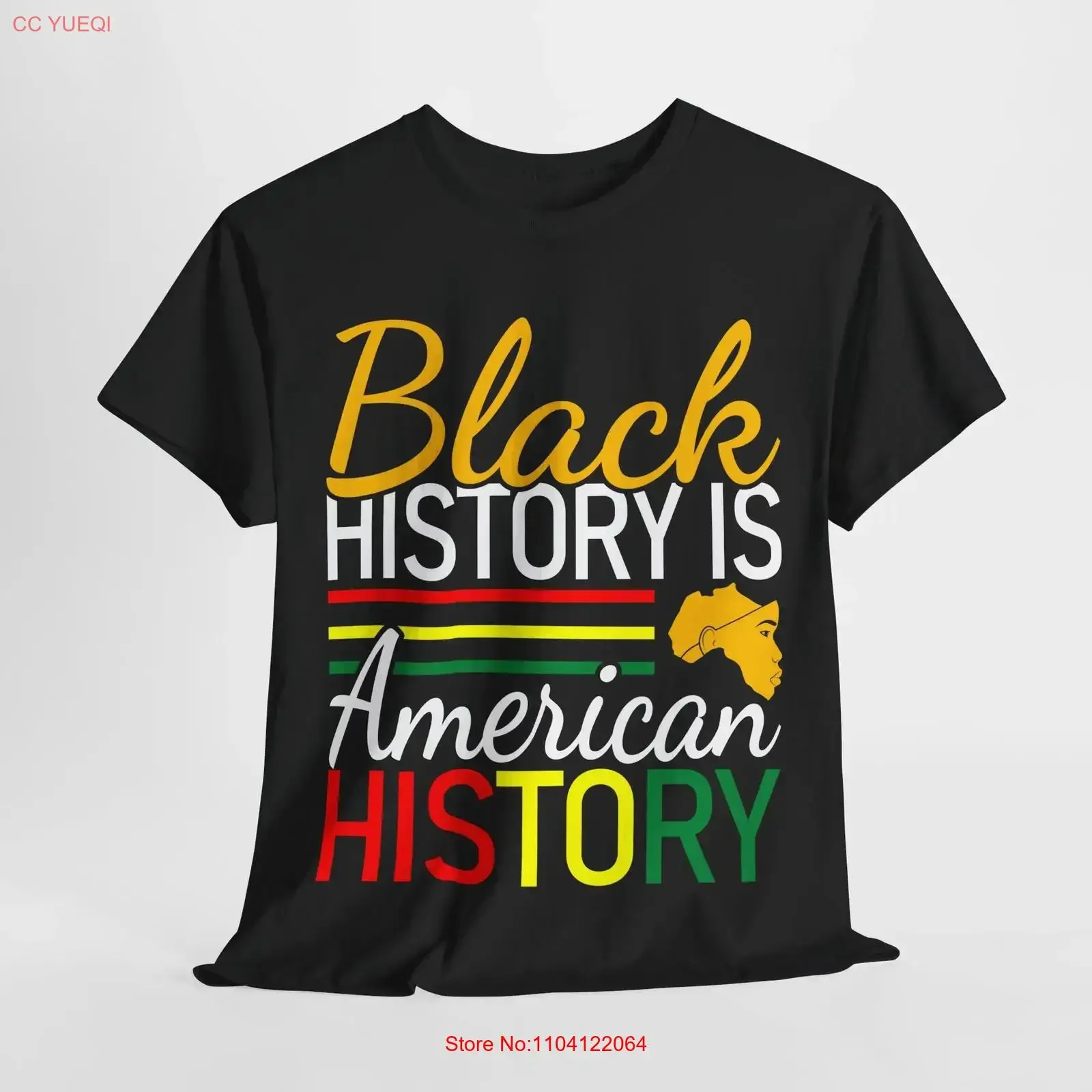 Camiseta Black History Is American Empowering, estilo vintage, cómoda, versátil, unisex, ropa de diseñador, streetwear