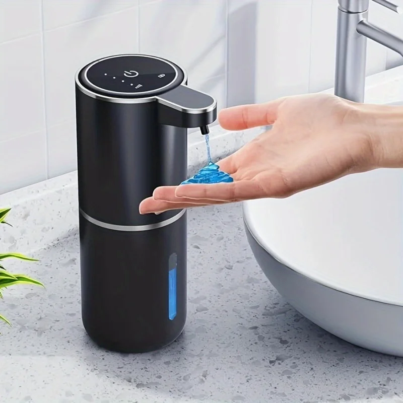 

380mlbathroom liquid dispenser hand sanitizer sensor rechargeable wall-mounted automatic inductive soap dispenser