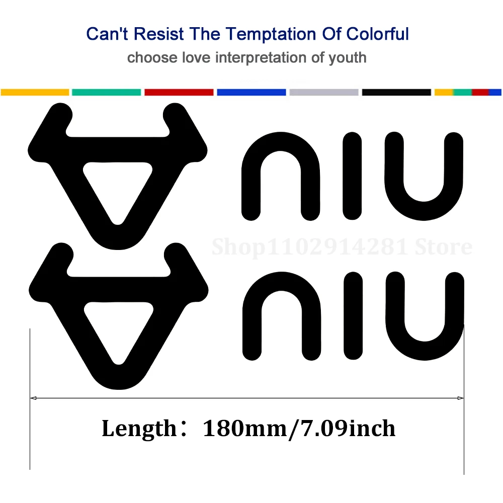 For Niu Kqi3 M Pro M1s Mqi Nqi Gt Gts Pro N1s Uqi N1 U1 U+a U+b Accessories Motorcycle Waterproof Stickers Decal