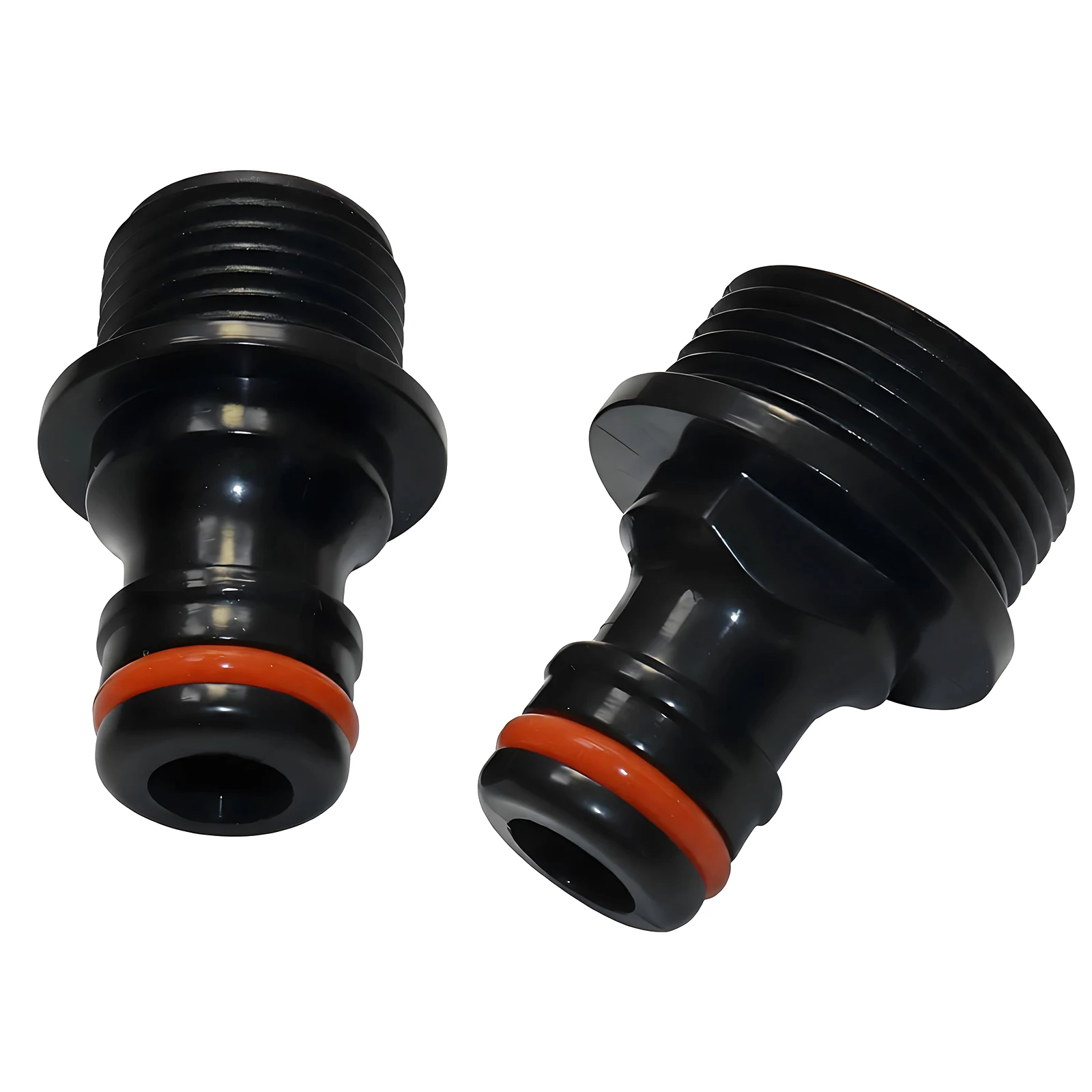 10Pcs Plastic nipple joint 16mm nipple head 25mm 20mm European thread 3/4'' & 1/2'' water hose quick plug joint garden pipe join