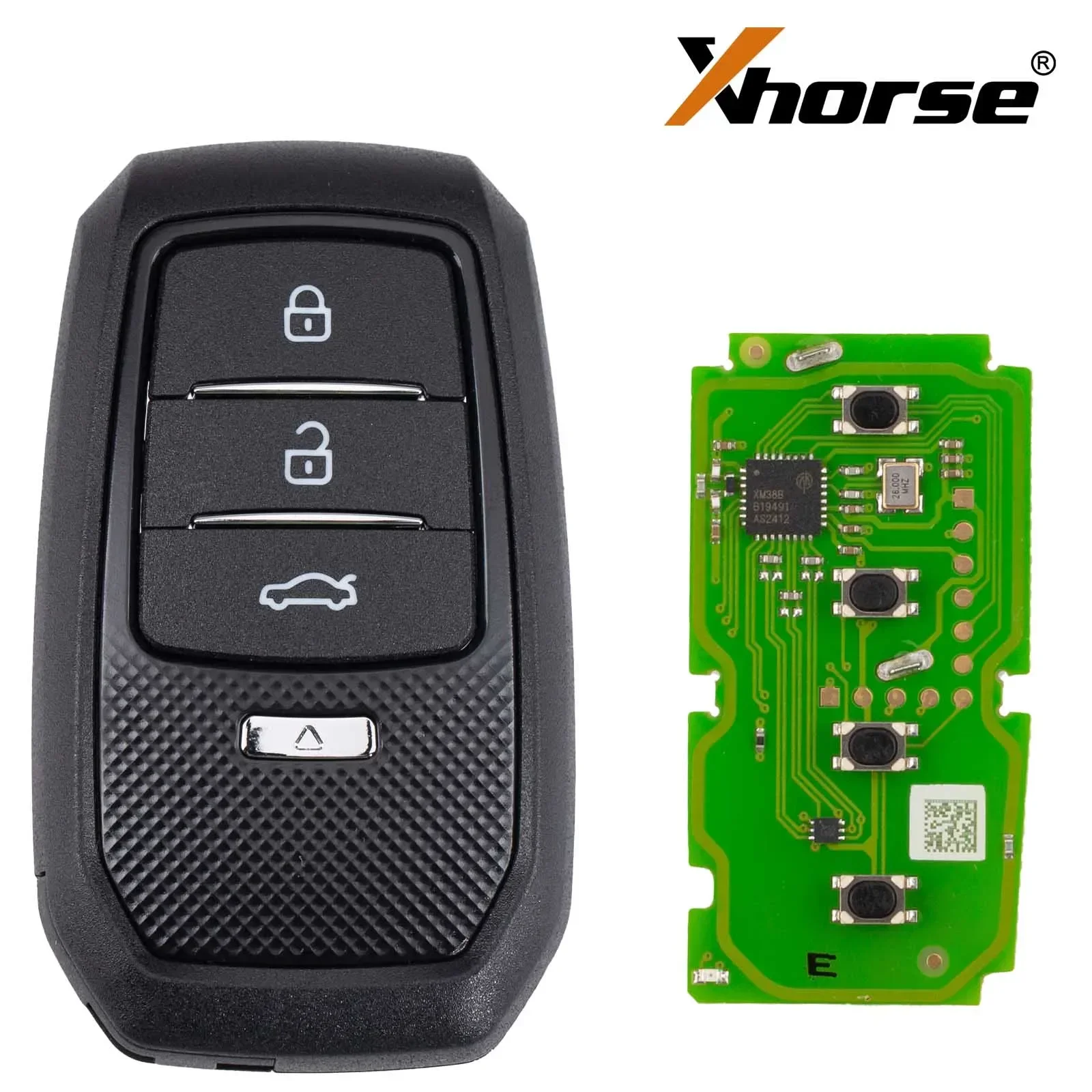 KiTi For Xhorse XSTO01EN TOY.T for Toyota XM38 Smart Key with Shell 5pcs/Lot