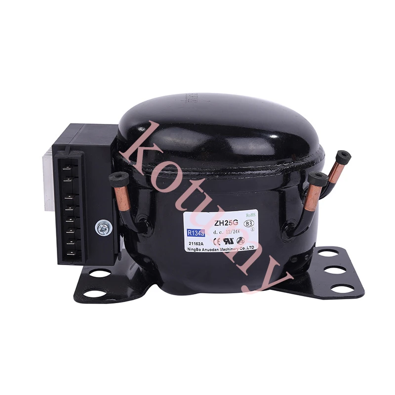 DC 12V/24V Car Refrigerator Compressor Portable Refrigeration Outdoor Refrigerator Compressor Cooling Parts