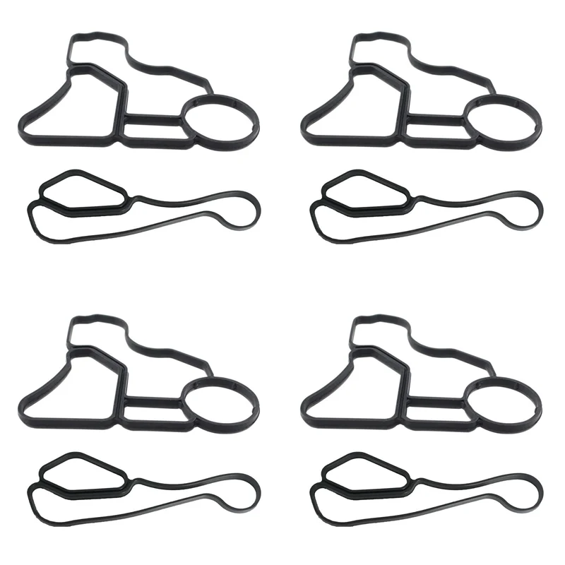 

8X11428637821 11428637820 Уплотнительные прокладки корпуса масляного фильтра двигателя для BMW E60 E82 E83 E84 E90 E92 E93