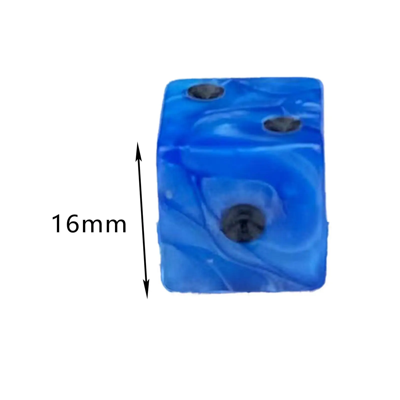 

10Pcs Acrylic 6 Sided Dices Six Sided Gaming Dice Math Teaching Toys Party Supplies Entertainment Toys for Table Game Card Game