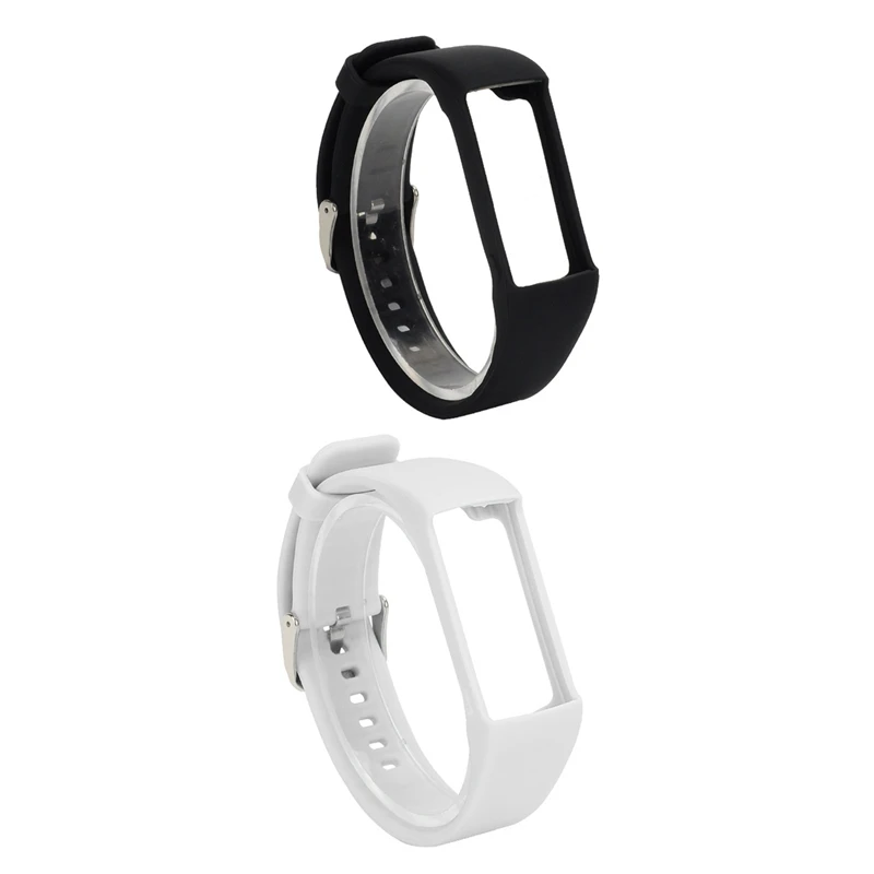 Cinturino in Silicone da 2 pezzi per Polar A360 A370 cinturino da polso in Silicone sostituzione braccialetto intelligente per Polar Fitness Tracker,