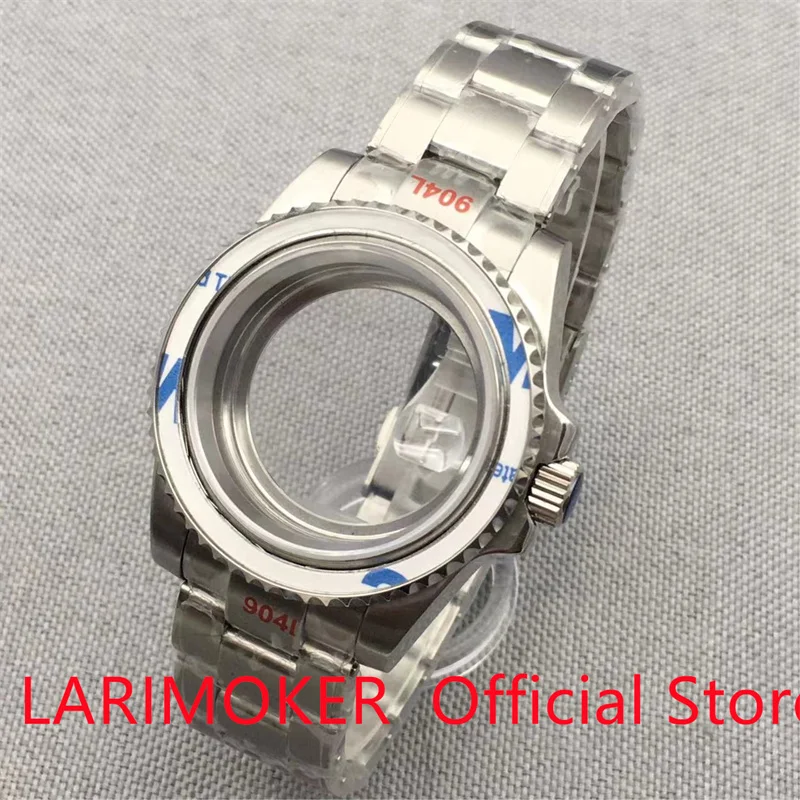 

LARIMOKER 40mm watch Case Sapphire Glass Date Bracelet Fit PT5000 NH34 NH35 ETA 2824 MIYOTA8215 821A Mingzhu2813 DG3804 Movement