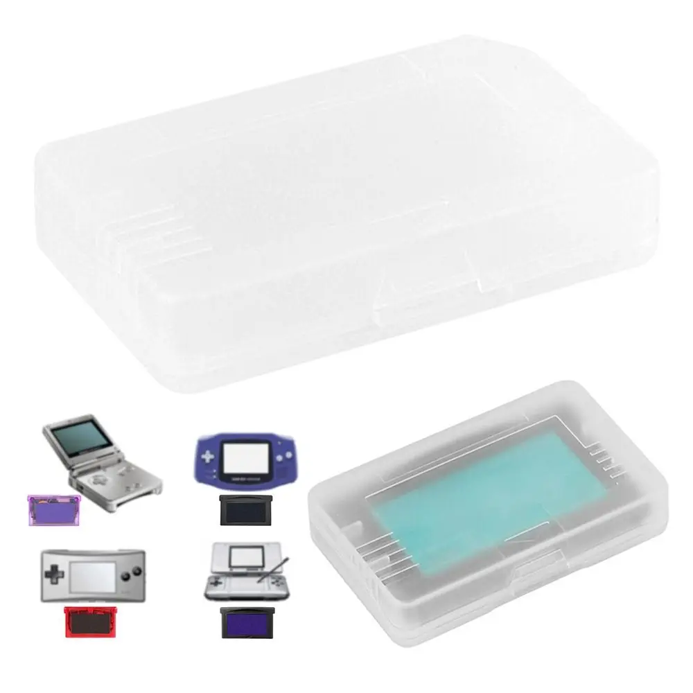 2PCS Plastic Game Cartridge Case Clear Hard Shell Game Card Case Anti-Dust Scratch-Resistant for GameBoy Color GBA view 2